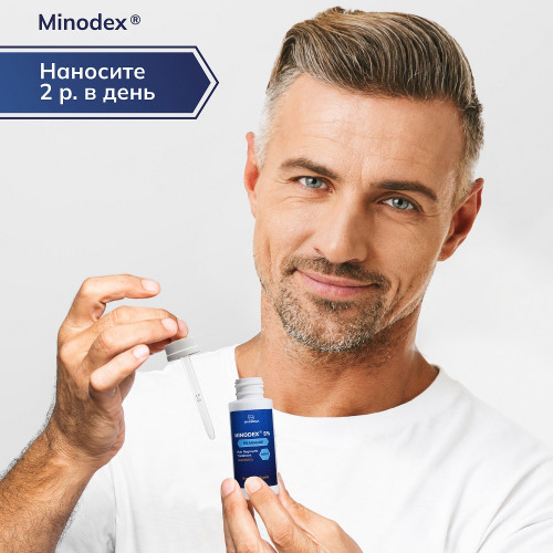 Лосьон с миноксидилом Minodex 5% с мезороллером